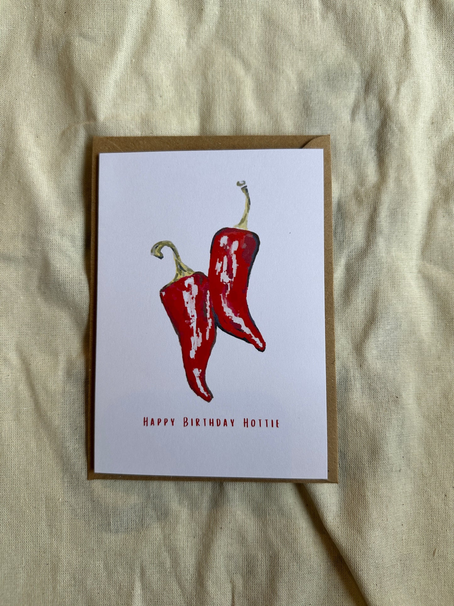 Happy Birthday Hottie Card