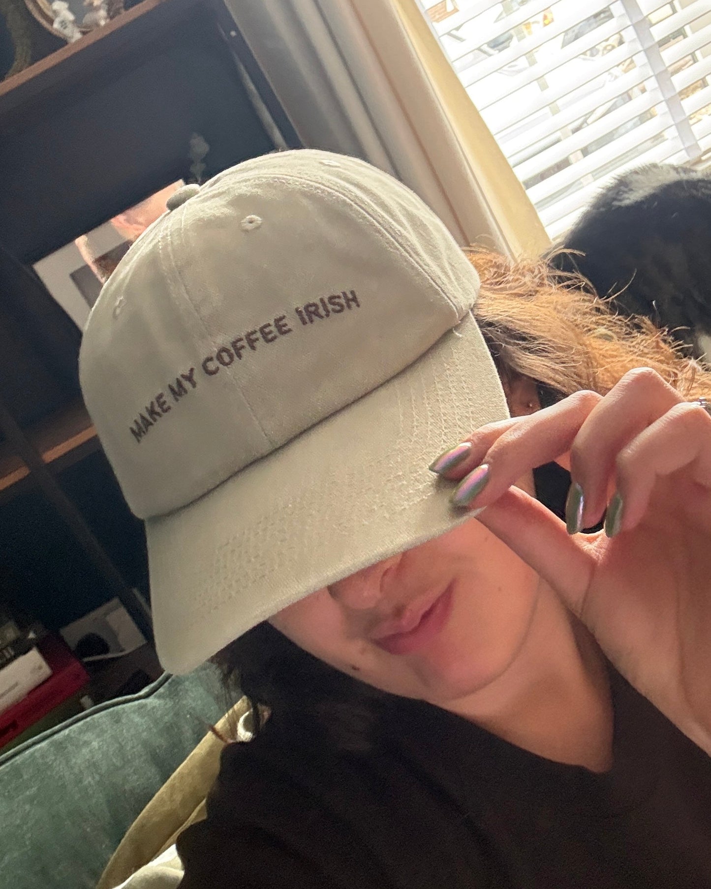 Make My Coffee Irish Cap
