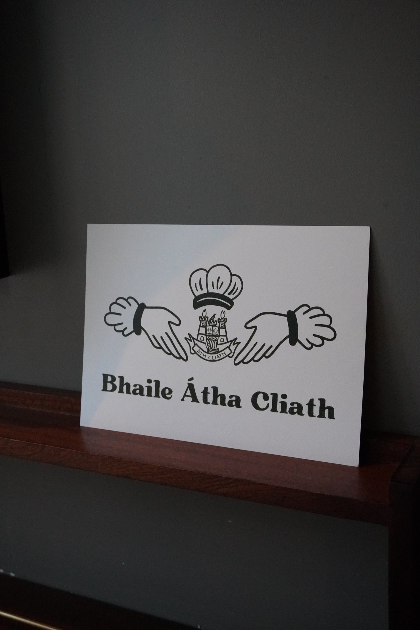 Dublin County Claddagh Print