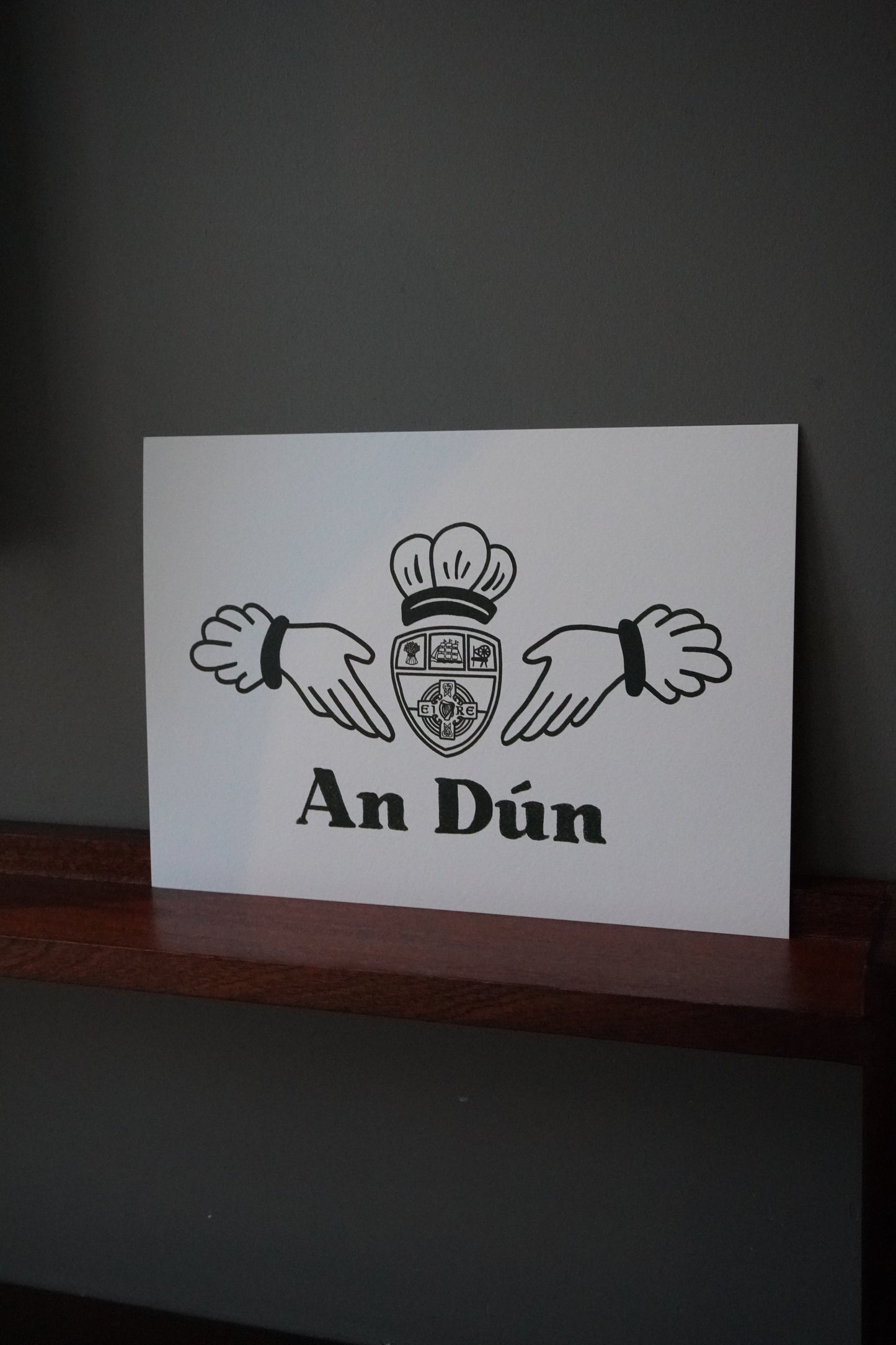 Down County Claddagh Print