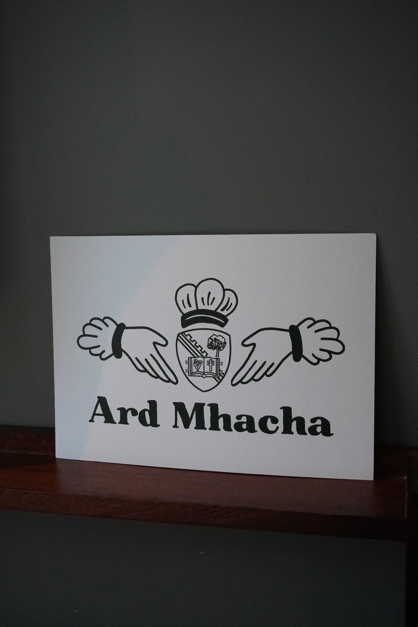 Armagh County Claddagh Print
