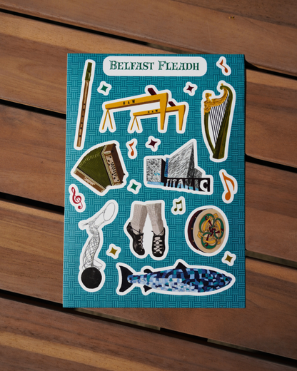 Belfast Fleadh Sticker Sheet