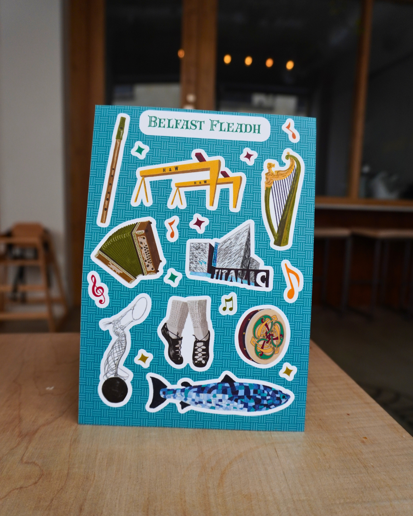 Belfast Fleadh Sticker Sheet