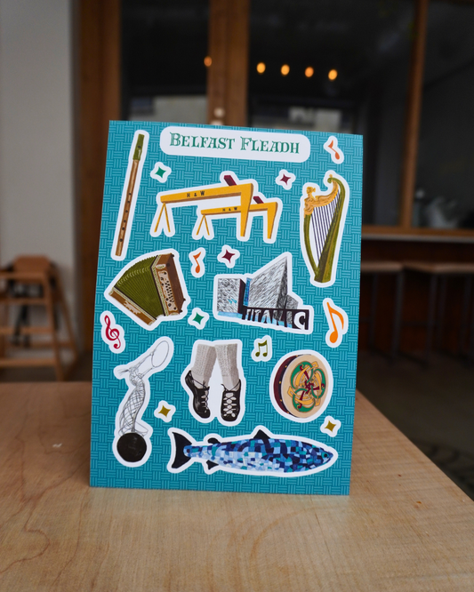 Belfast Fleadh Sticker Sheet