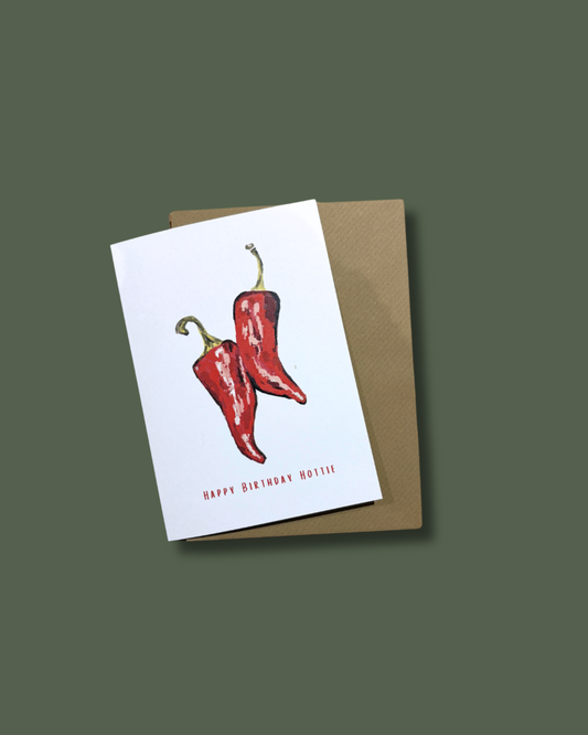 Happy Birthday Hottie Card