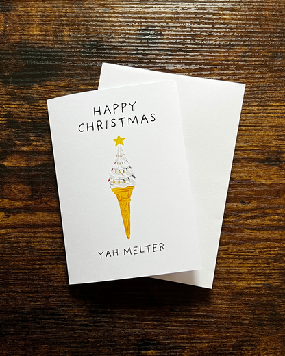 Happy Christmas Yah Melter Card