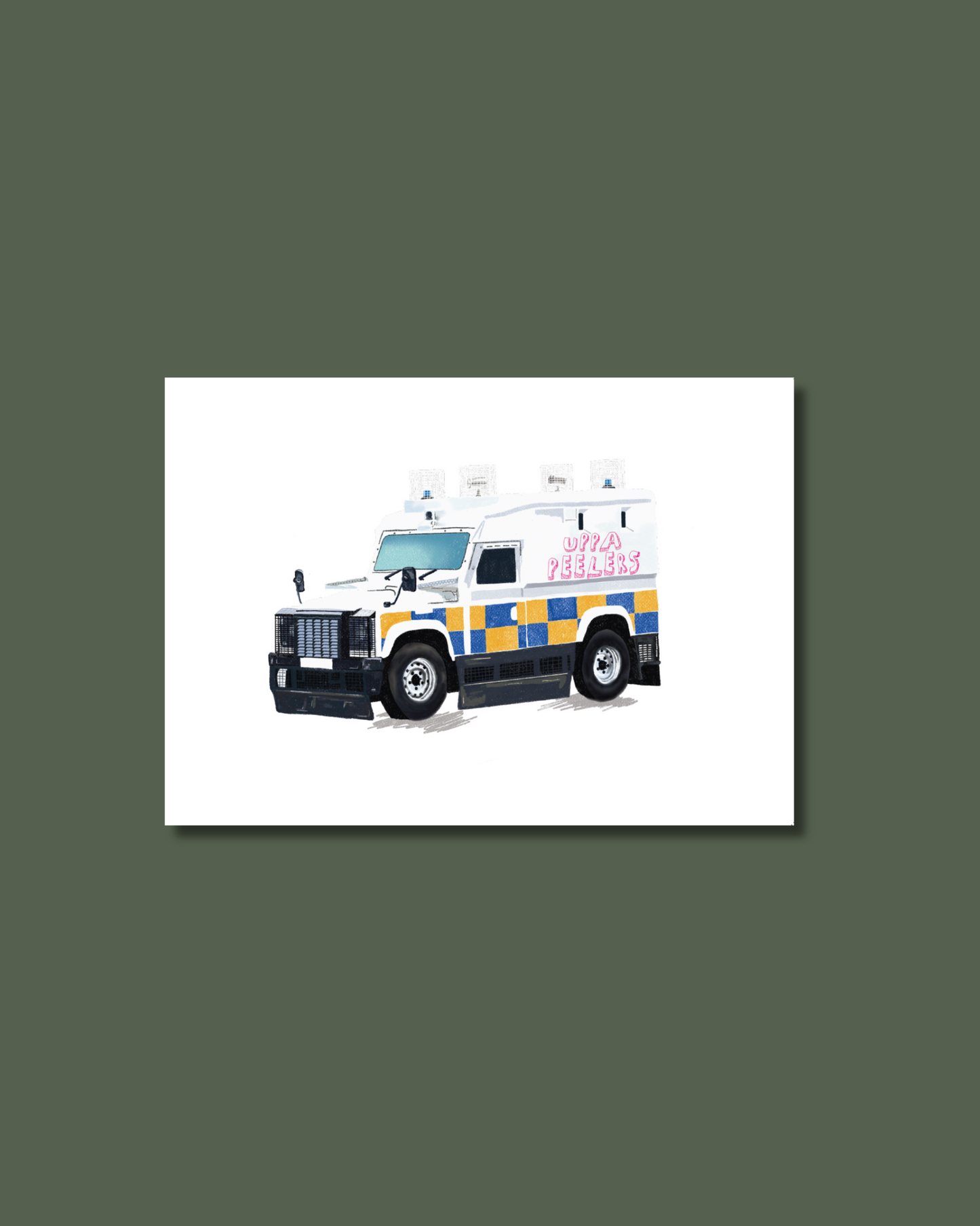 Uppa Peelers PSNI Print