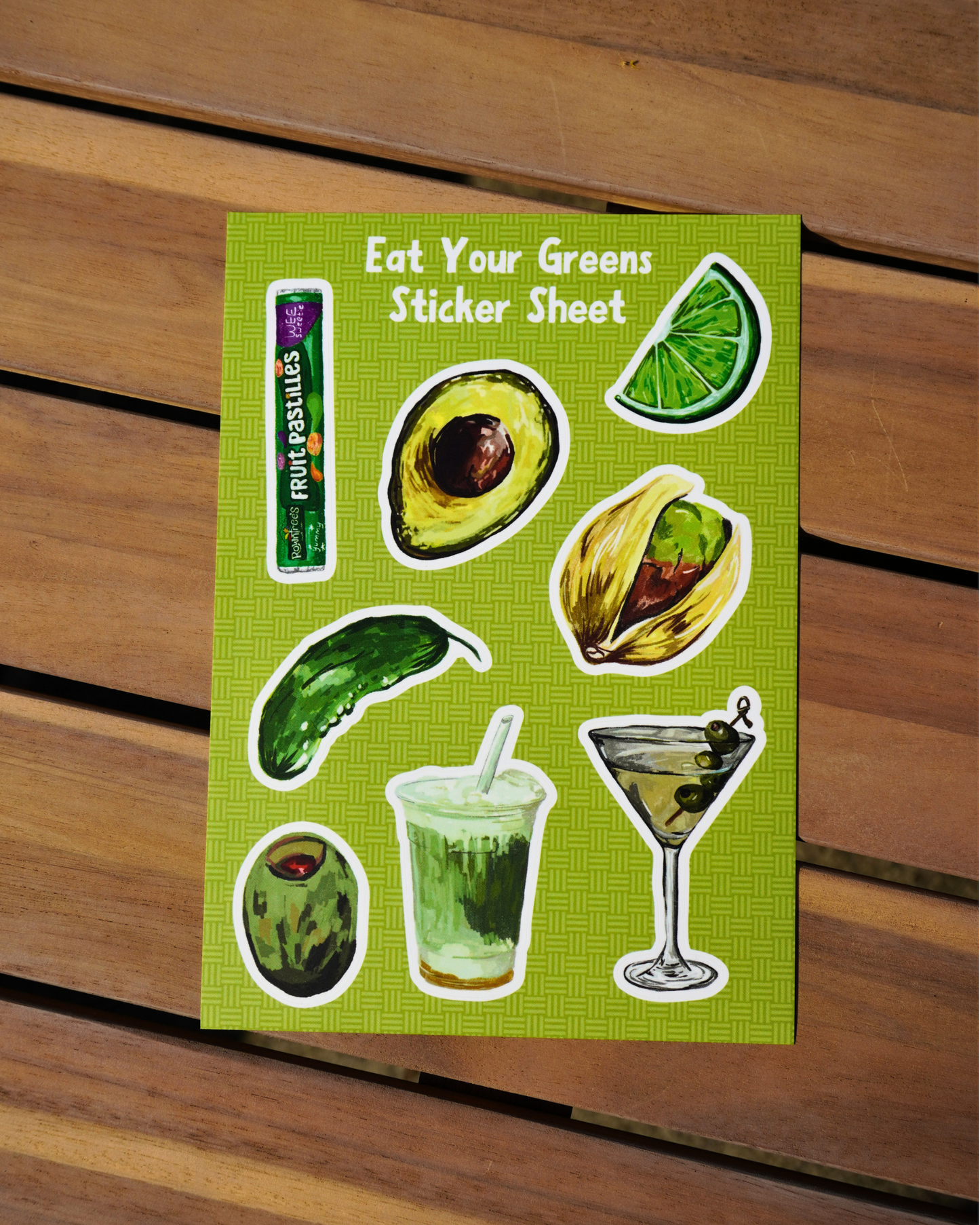 Eat Your Greens Sticker Sheet