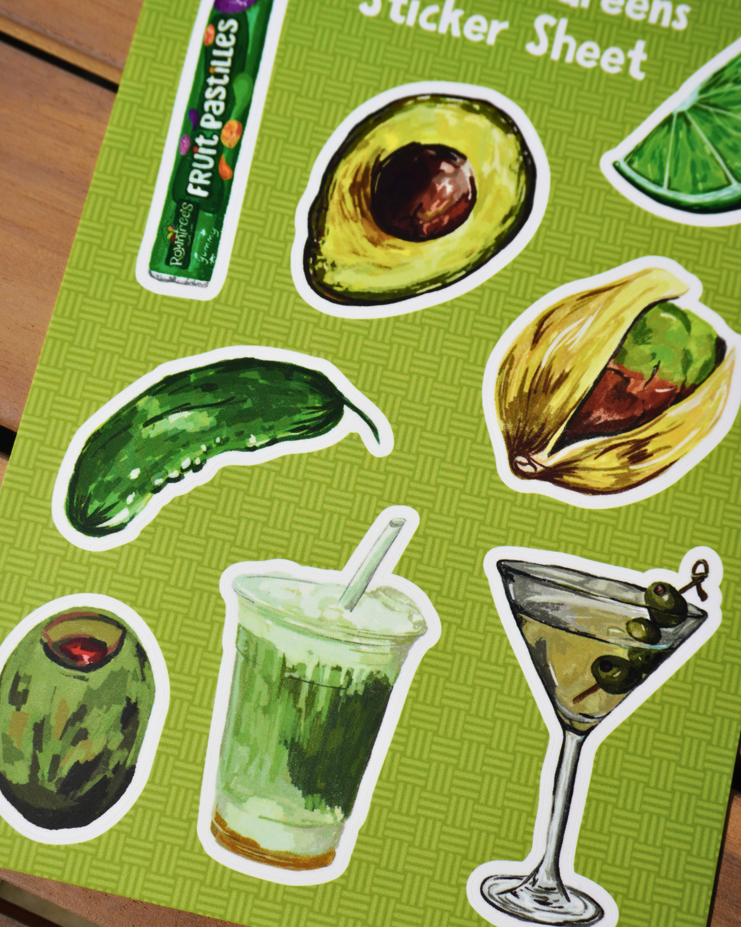 Eat Your Greens Sticker Sheet