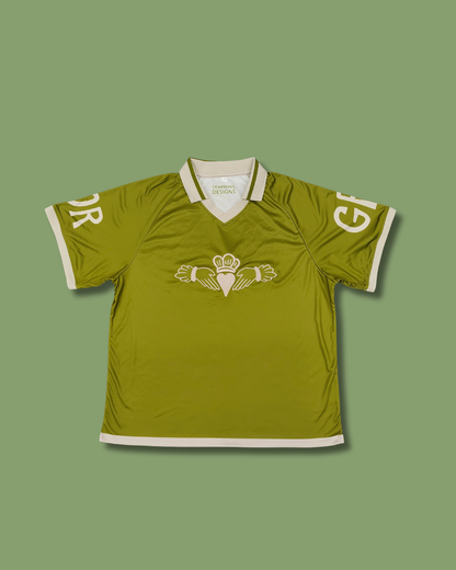 Claddagh Retro Oversized Style Football Jersey