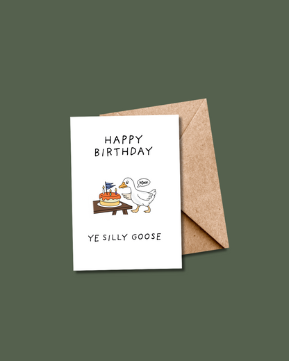 Silly Goose Birthday Card
