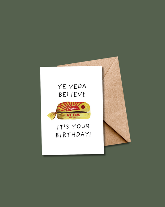 Veda Birthday Card