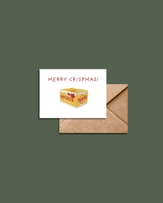 Merry Tayto Crispmas Card