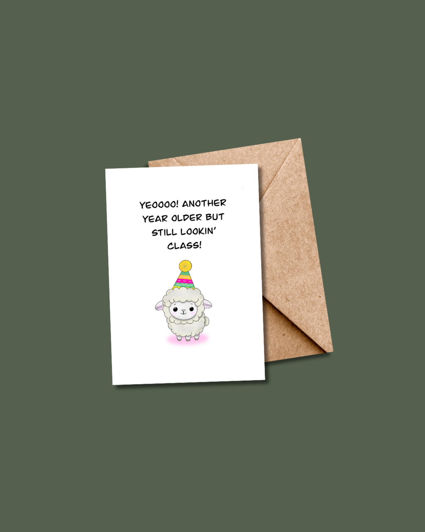 Still Lookin' Class Sheep Birthday Card