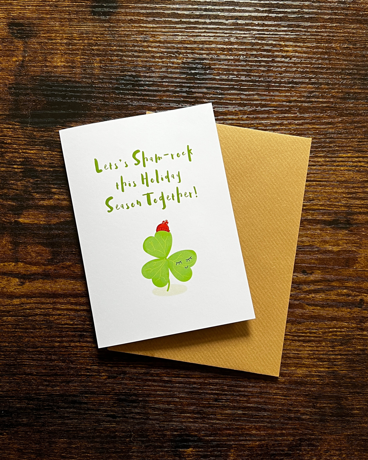 Sham-Rock This Holiday Season Card