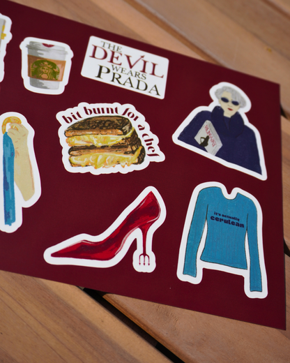 The Devil Wears Prada Sticker Sheet