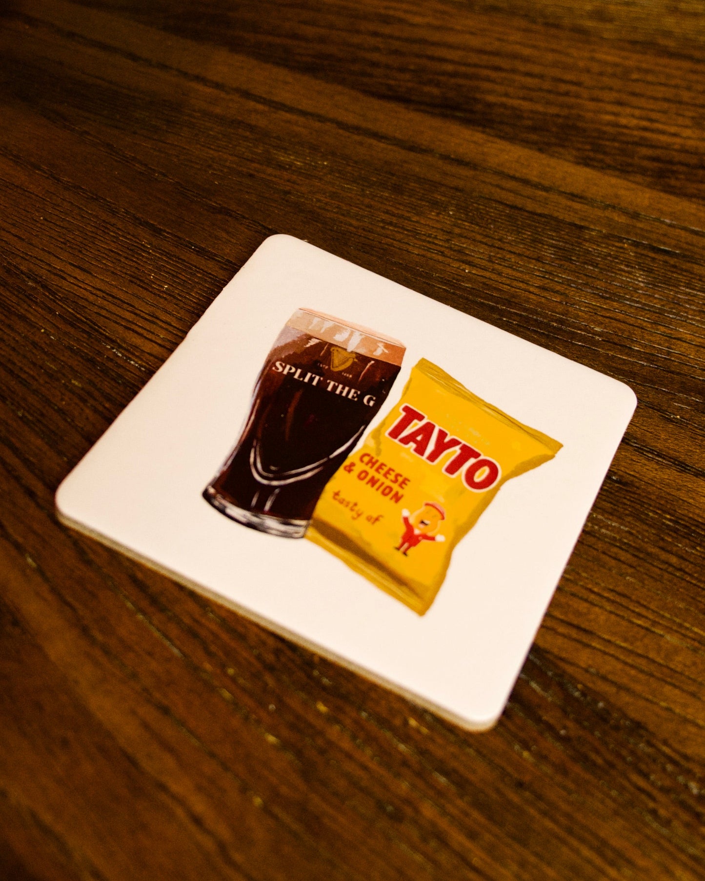 Pint & Tayto Coaster