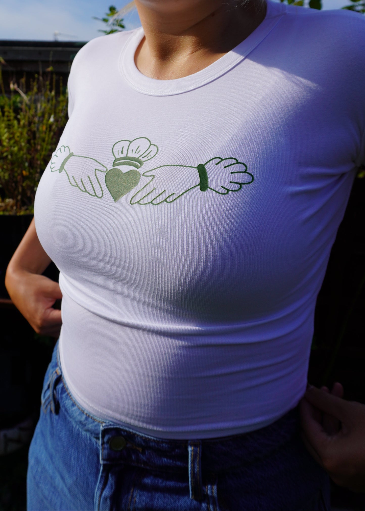 Claddagh 'Baby Tee' Fitted T-Shirt
