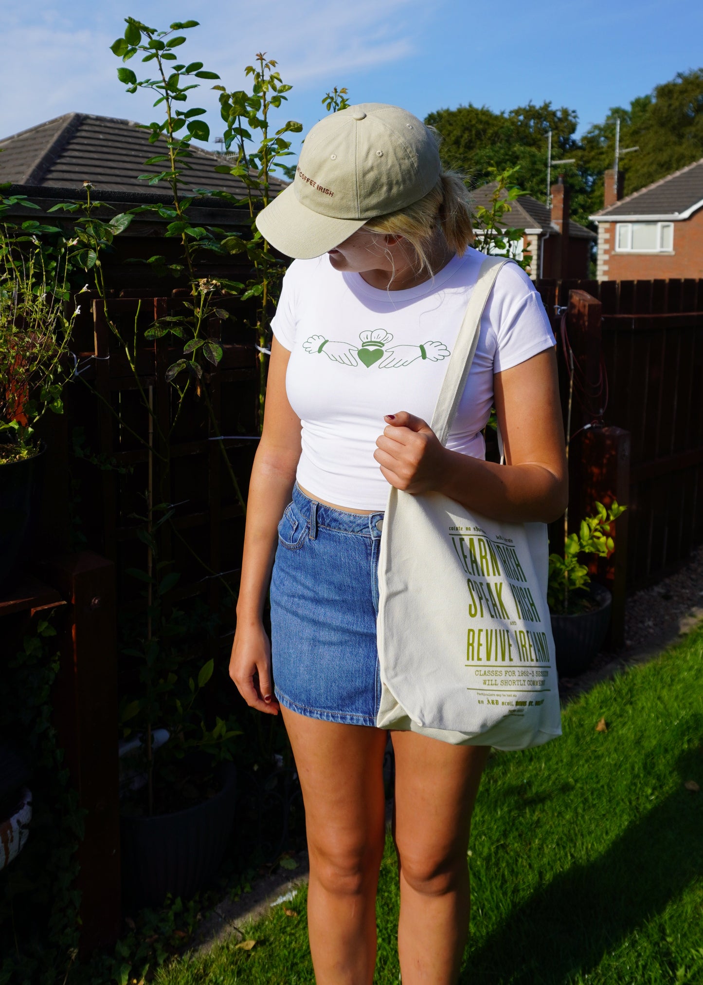 Claddagh 'Baby Tee' Fitted T-Shirt