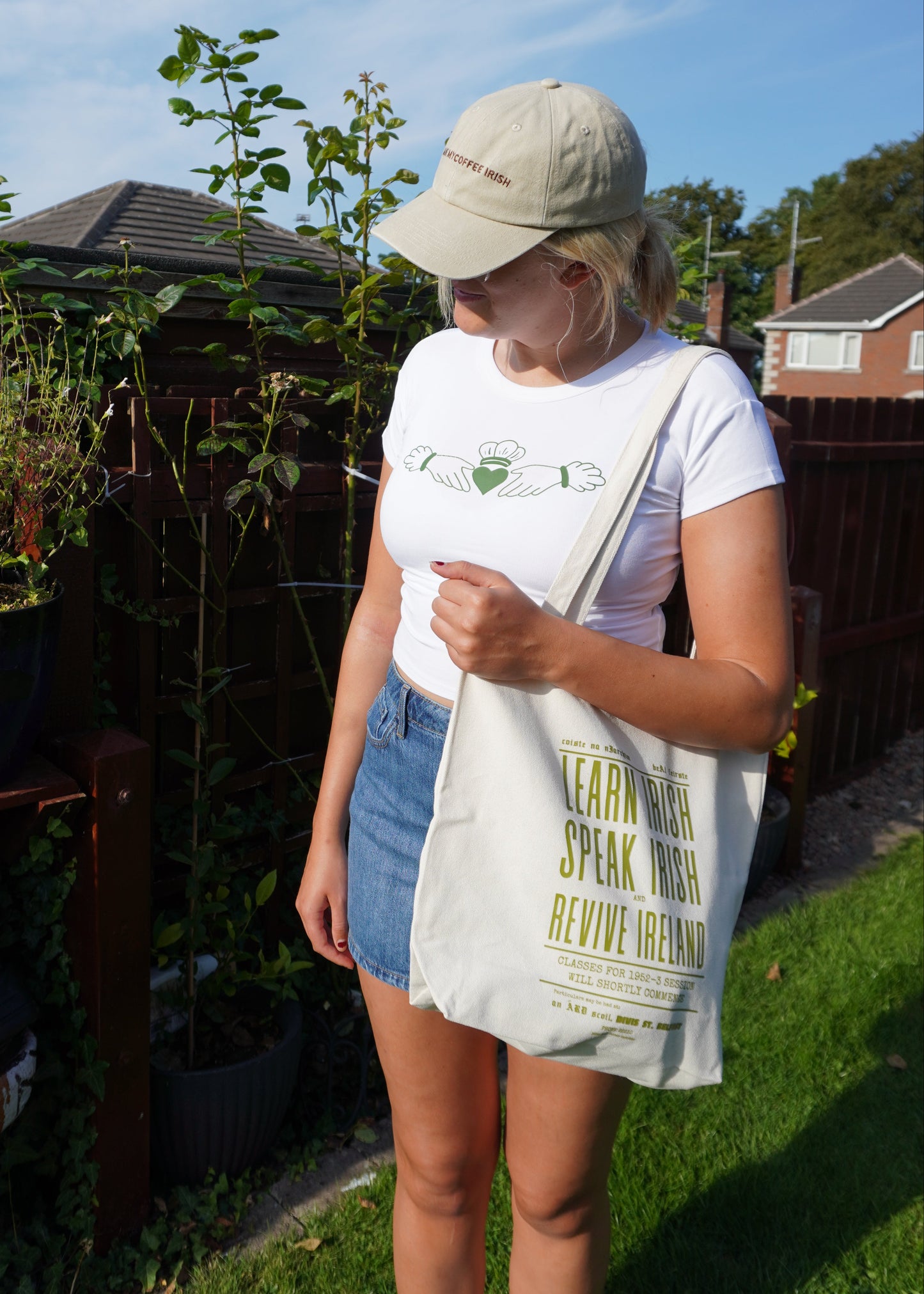 Claddagh 'Baby Tee' Fitted T-Shirt