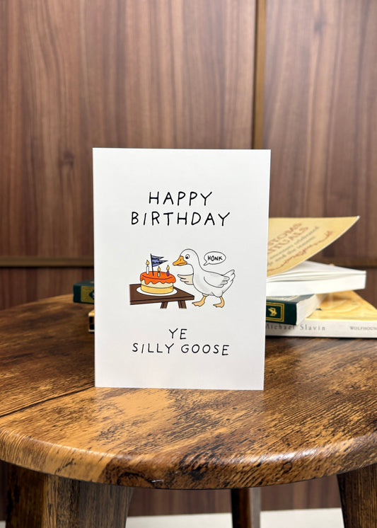 Silly Goose Birthday Card