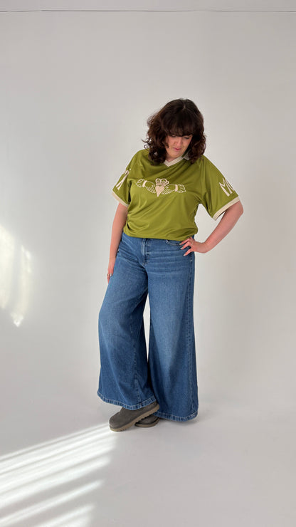 Claddagh Retro Oversized Style Football Jersey