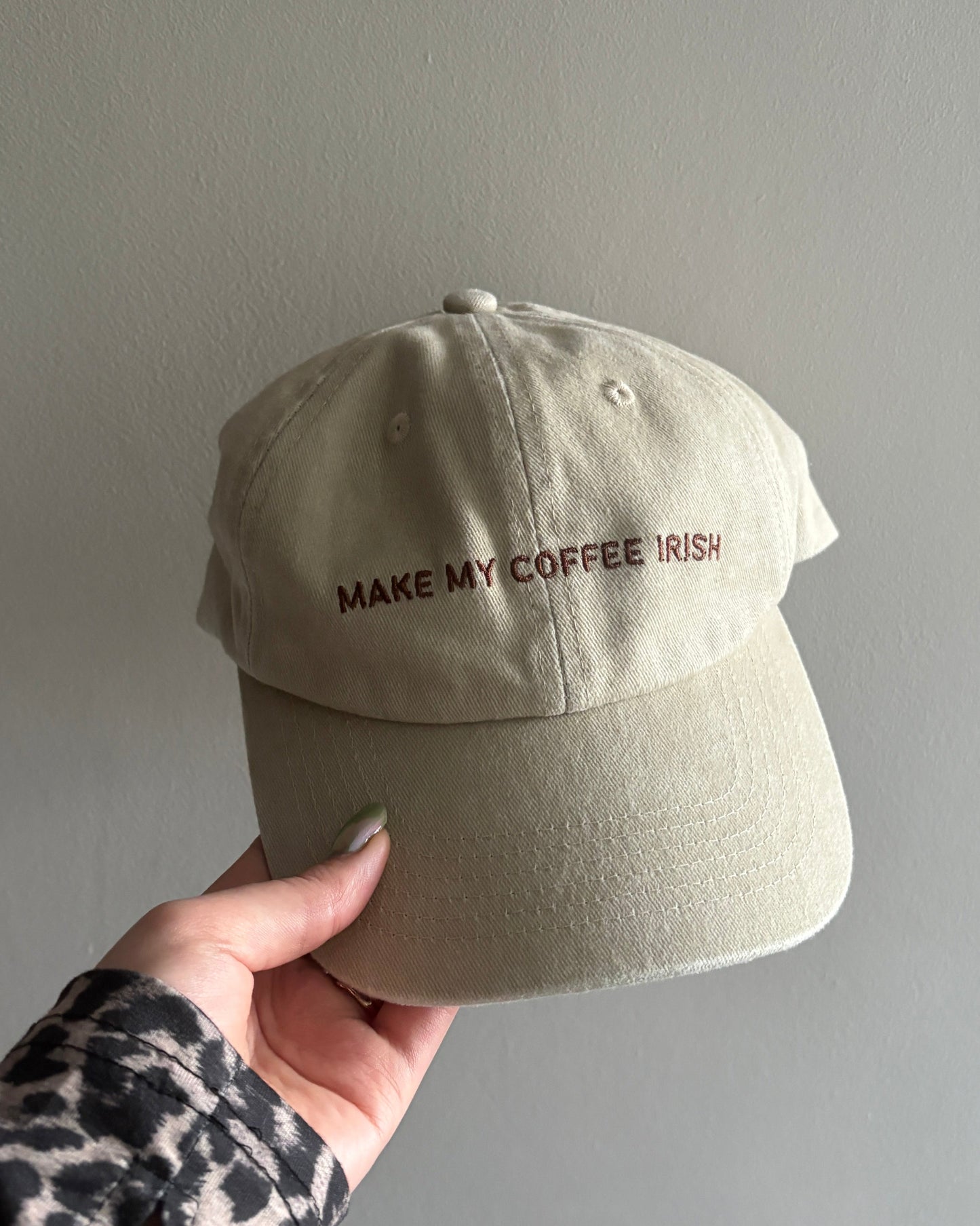 Make My Coffee Irish Cap