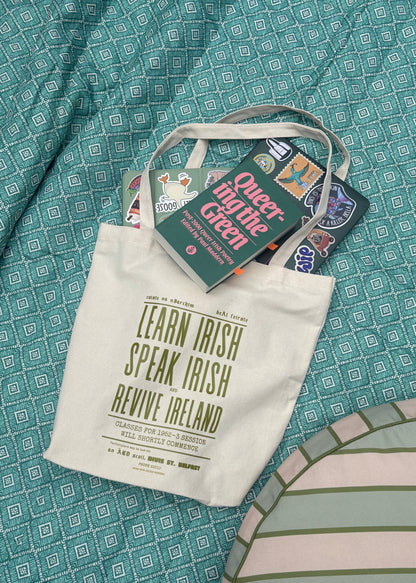 Learn Irish Charity Tote Bag