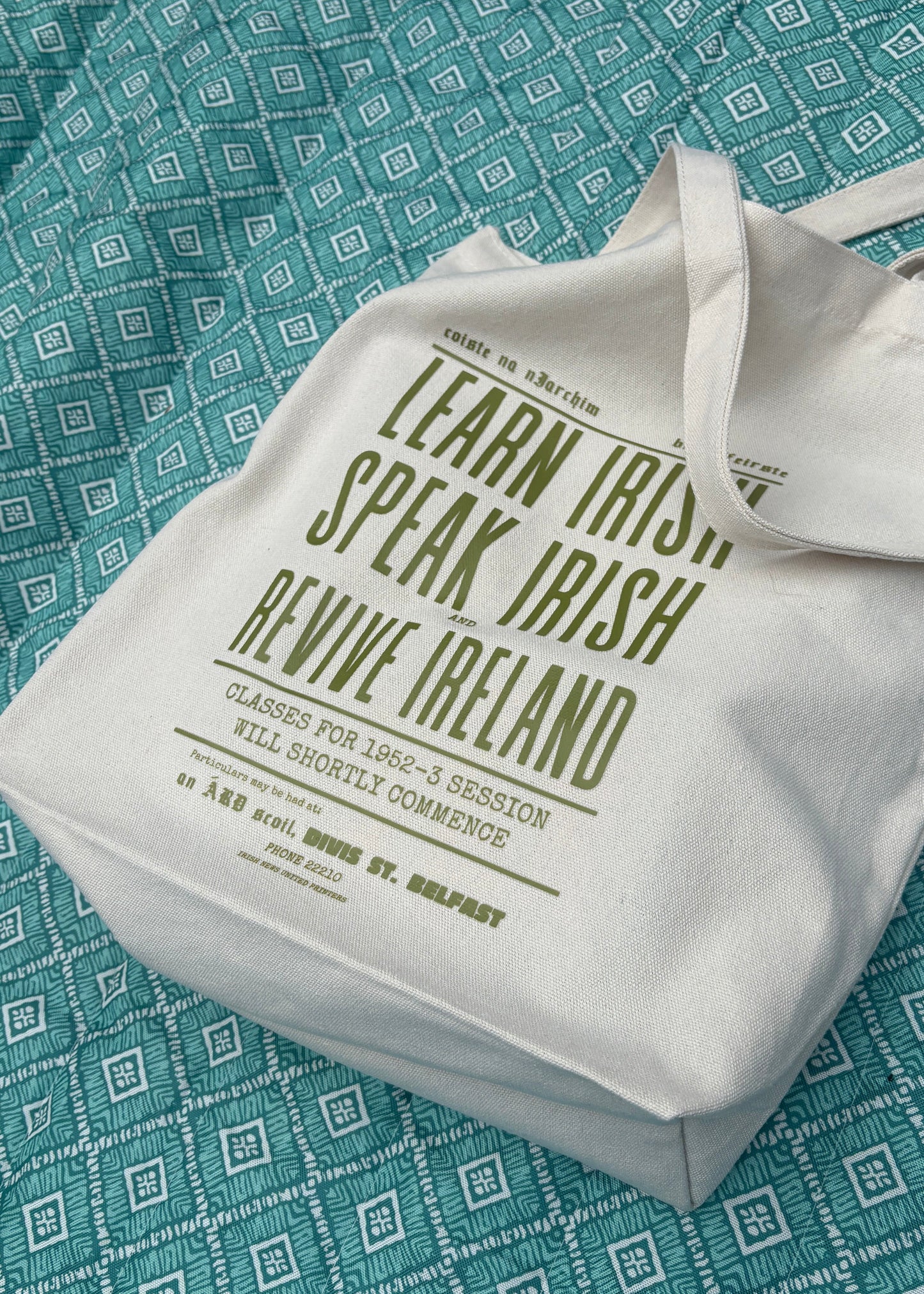 Learn Irish Charity Tote Bag
