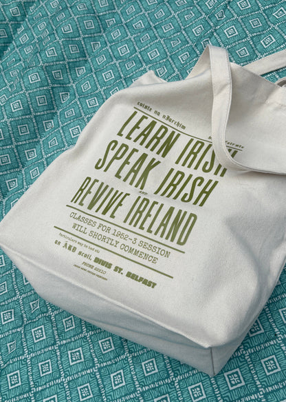 Learn Irish Charity Tote Bag