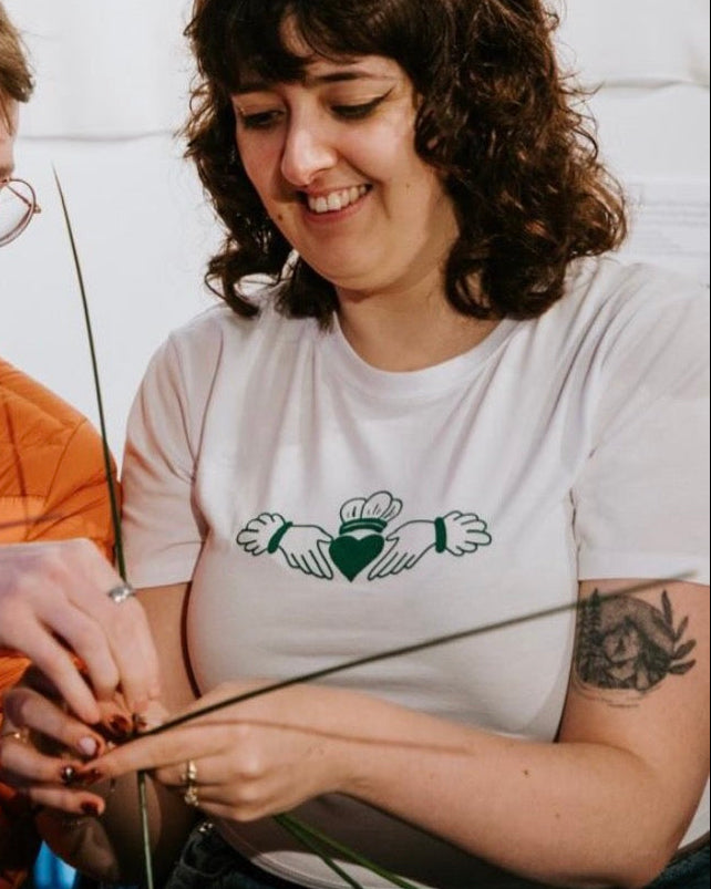 Claddagh Cropped Baby Tee