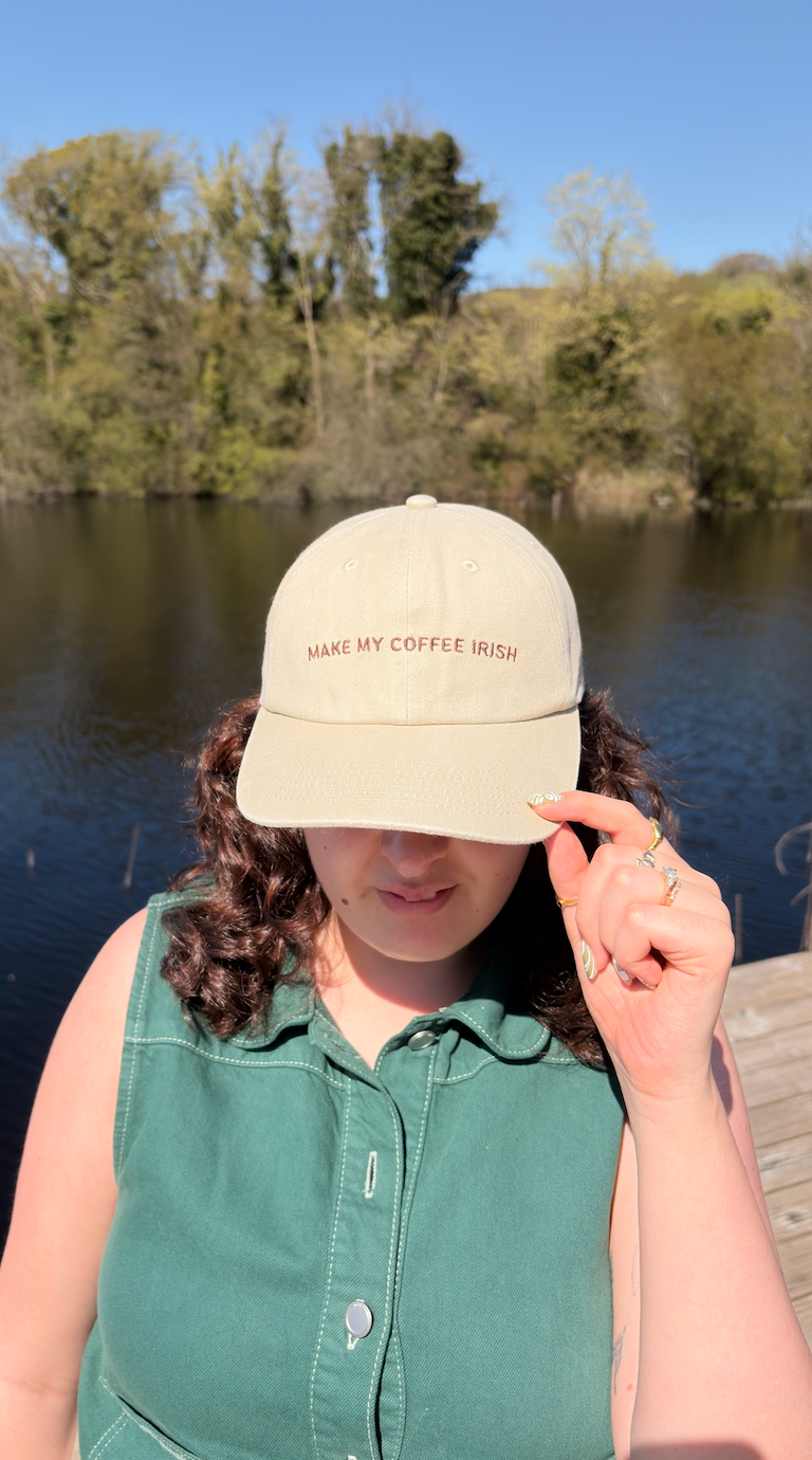 Make My Coffee Irish Cap