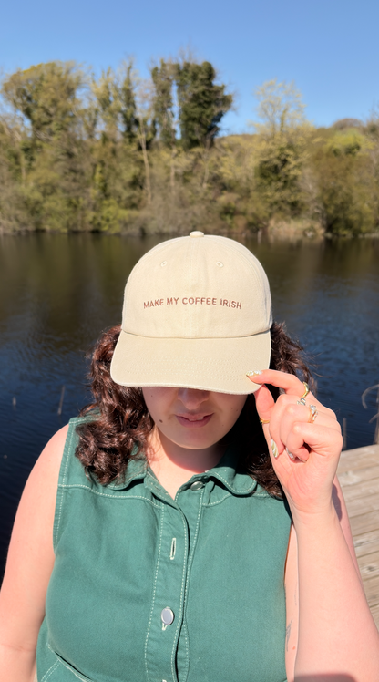 Make My Coffee Irish Cap
