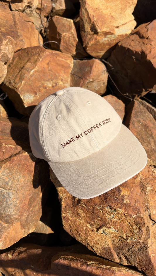 Make My Coffee Irish Cap