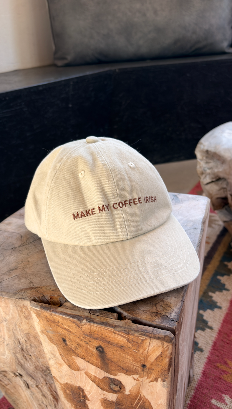 Make My Coffee Irish Cap