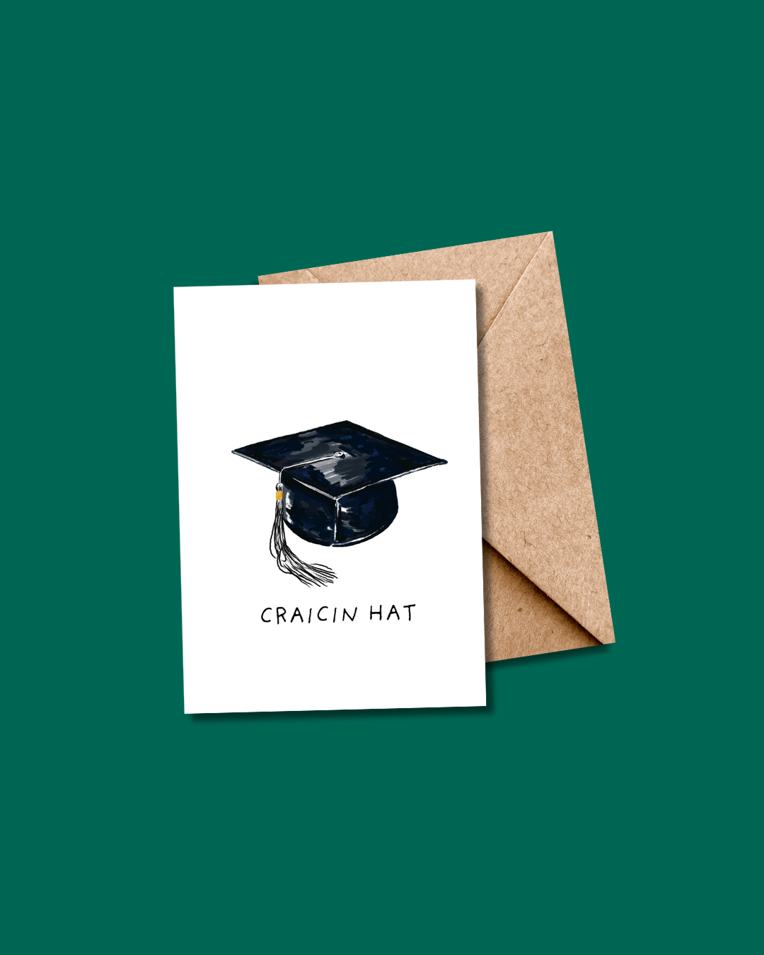 Craicin Hat Graduation Card