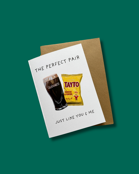 The Perfect Pair | Pint & Tayto Card